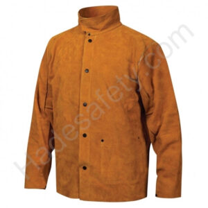 Yellow Split Leather Jacket